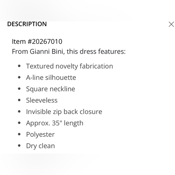 NWT Gianni Bini Cassie Textured Square Neck Sleeveless Cut Out Dress 🖤 - Picture 2 of 4